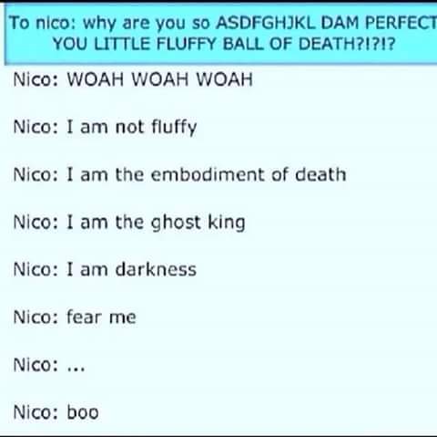Dam perfect. (He's mine 😍) #Soldatino #NicoDiAngelo #GhostKing