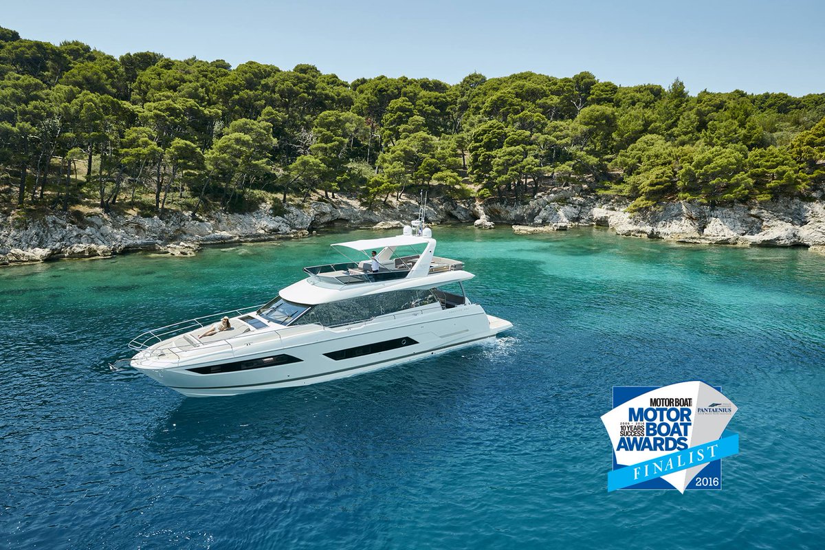 The #PRESTIGE680 is a #finalist for #Flybridge over 60ft Cat. for Motor Boat & Yachting. tinyurl.com/pfa2k4p