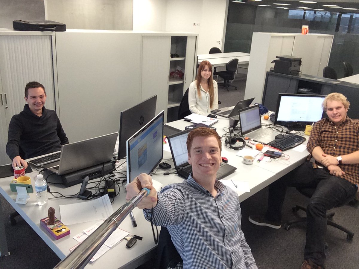 Libarosoftware's tweet image. Selfie time @ The Office.