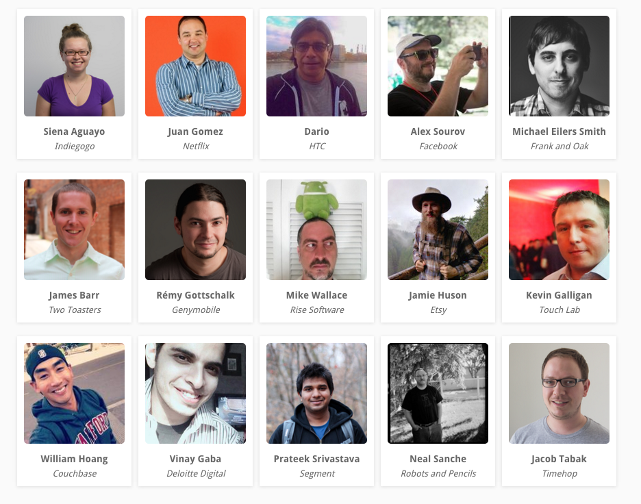 DroidconMTL's tweet photo. In 2015 we had amazing Speakers. We won't let 2016 be any different. Get your tickets now!! https://t.co/wKqvlFDi2S https://t.co/Diw3WHmLcU