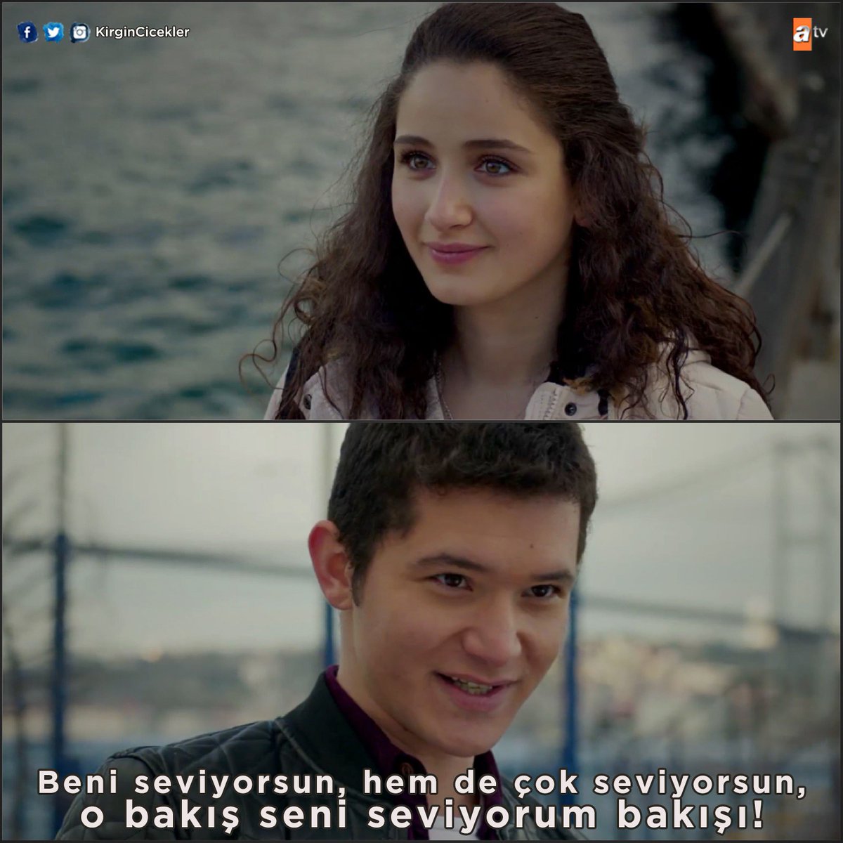 kirgincicekler's tweet photo. Beni seviyorsun, hem de çok seviyorsun, o bakış seni seviyorum bakışı!

#sevdimama #KırgınÇiçekler https://t.co/6mJDpURsVu
