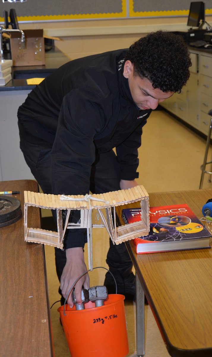 LisaVoitDJ's tweet photo. #VinelandHigh’s #DesigningforDisaster students accepted the Bridge Building Design Challenge https://t.co/YgfnXKvMhx https://t.co/bcRvPUtUhy