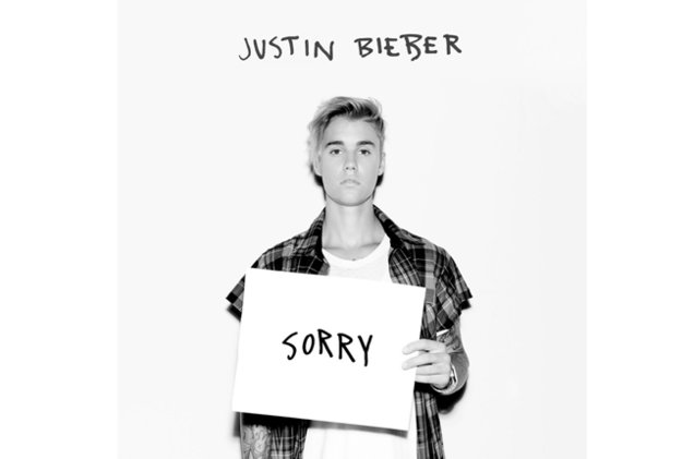 billboard's tweet image. Justin Bieber tops the Pop Songs chart with "Sorry" blbrd.cm/vhTLvr