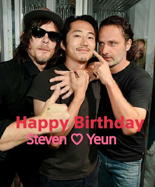 Happy Birthday Steven Yeun 