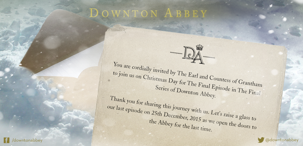 DowntonAbbey's tweet photo. There's one final journey still to take. Will you join us on Christmas Day for the last ever episode of #Downton? https://t.co/ZxflTKCAw8