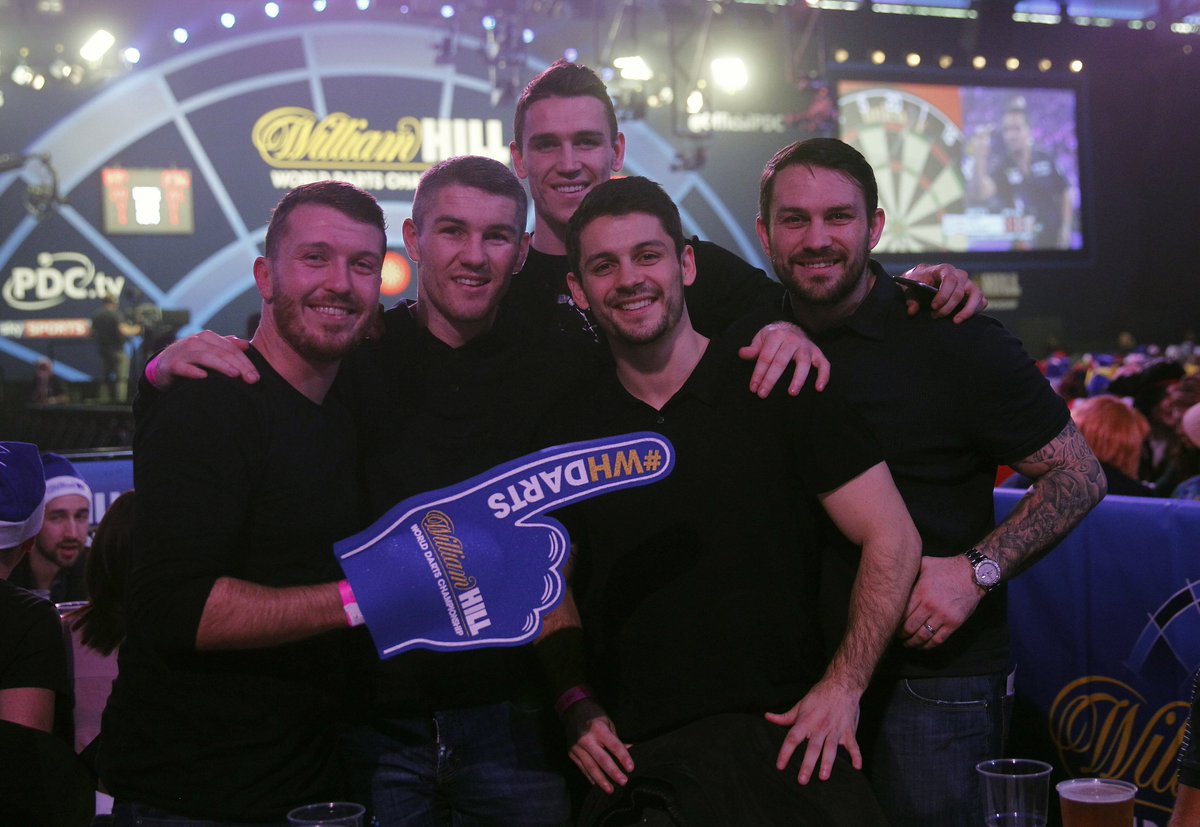 OfficialPDC's tweet photo. LOOK WHO'S HERE - It's @ronnieo147, @LiamBeefySmith, @SwiftySmith, @PaulSmithJnr, @CallumSmith23 and @ScottyCardle https://t.co/ekjeWCIoTV