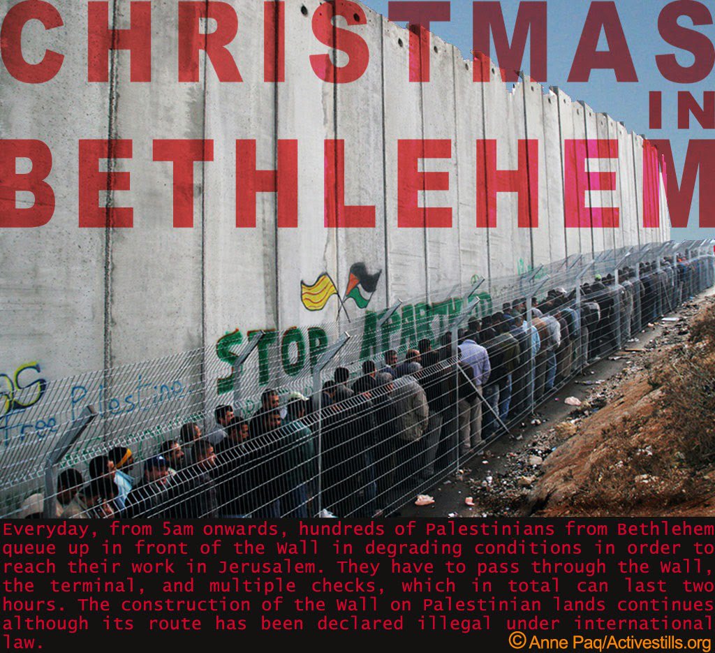 CelestineBee's tweet photo. This Christmas as Jesus is pictured laid in a manger in Bethlehem spare a thought for how his birthplace looks today https://t.co/DEoixBSTSM