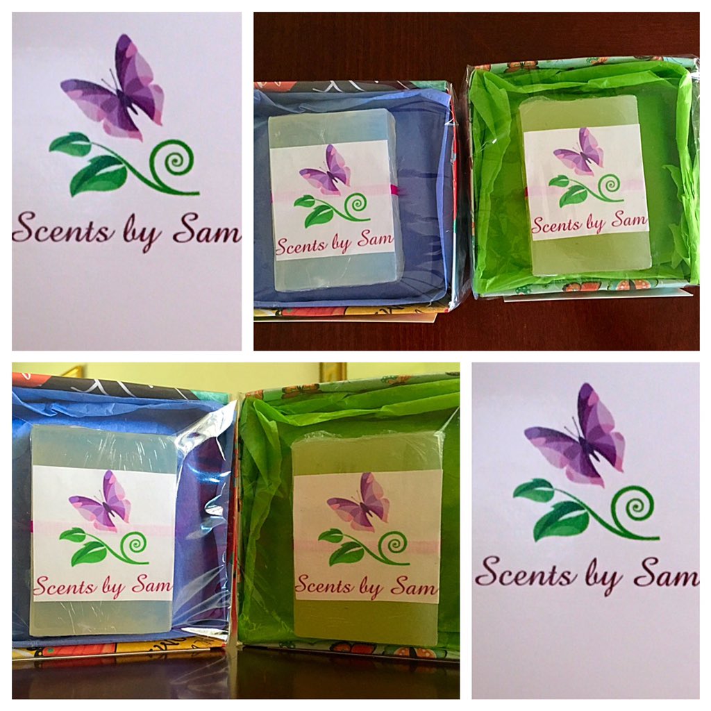 Scents_by_Sam's tweet photo. "Beach Nut" soap &amp; sugar scrub ready for shipment! Thank you @candywoolley for your order! Place your order today!!! https://t.co/8coZaqRP6F