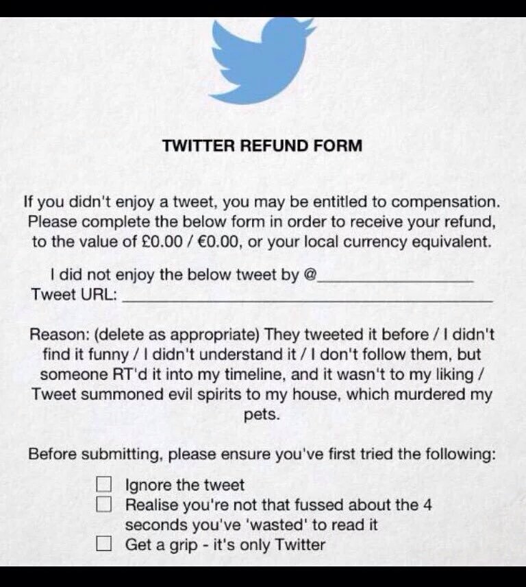 RokoKoP's tweet image. You're not satisfied with my tweeting? Here's a form for you. We will process it never.