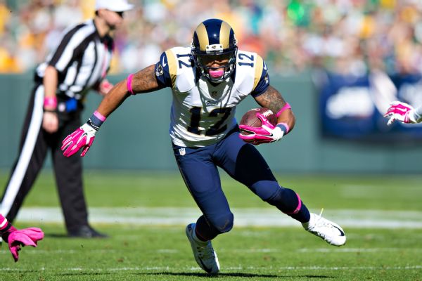 espn's tweet photo. Less than a month after being shot in the head, Rams WR Stedman Bailey is jogging again: https://t.co/kQBmo8Hnng https://t.co/rQKZqxTZXy