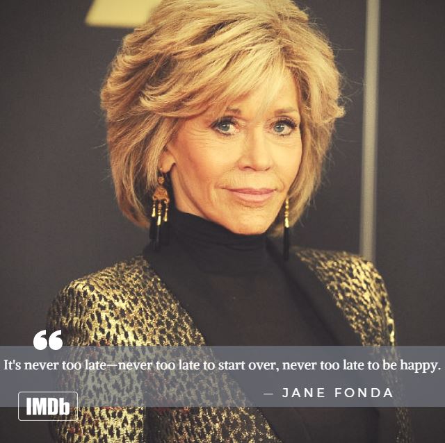 Happy 78th birthday, Jane Fonda!  