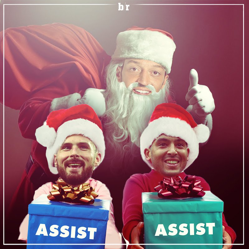 B R Football On Twitter Premier League Assist Table 15 Mesut