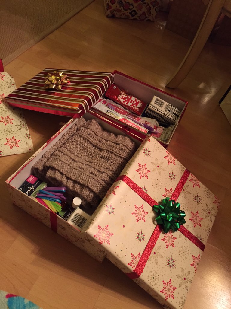 AdrienneNaval's tweet photo. @BaileeMadison I participated in a program that'll donate these gifts to women's shelters #GiveActually 💗 https://t.co/rW4pNsu2vp