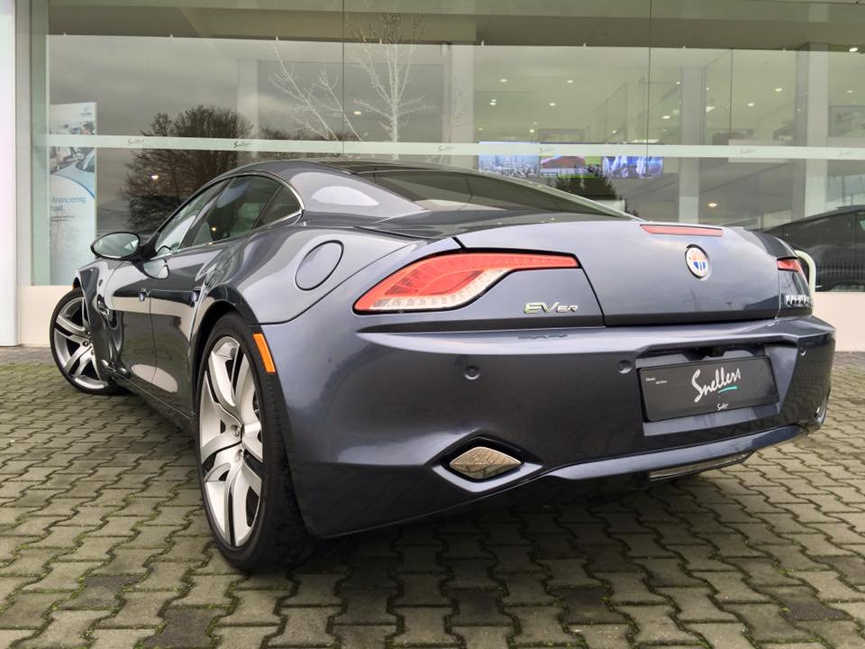 Verkocht: Fisker Karma. In Stealth mode naar France only by Louis Snellers <a href="/snellersautos/">Louis Snellers Autos</a>  snellers.nl