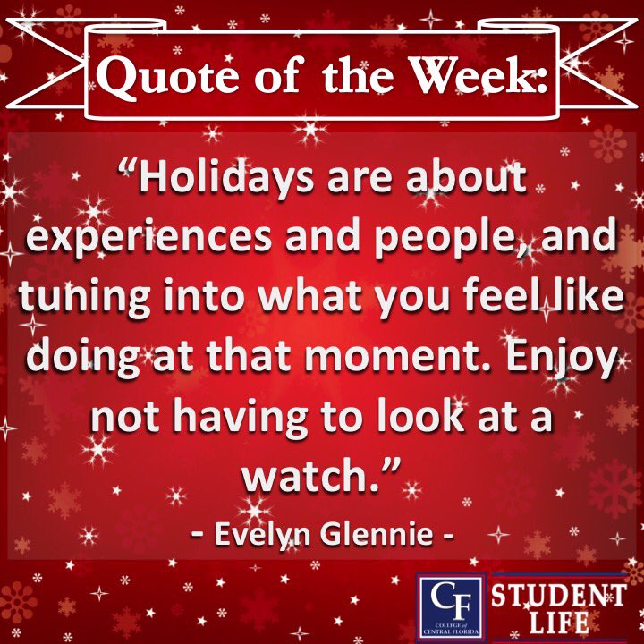 CFStudentLife's tweet photo. #OSLMotivationMonday #CFStudentLife
Don't forget the college is closed for winter break & re-opens on Jan 4th! https://t.co/fOQUwsfHYV
