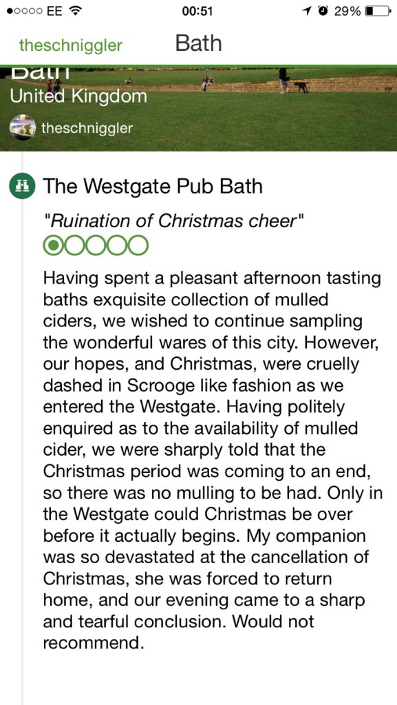 Cumpst's tweet photo. My housemates review of The Westgate... waw https://t.co/xwauV6Ttxl