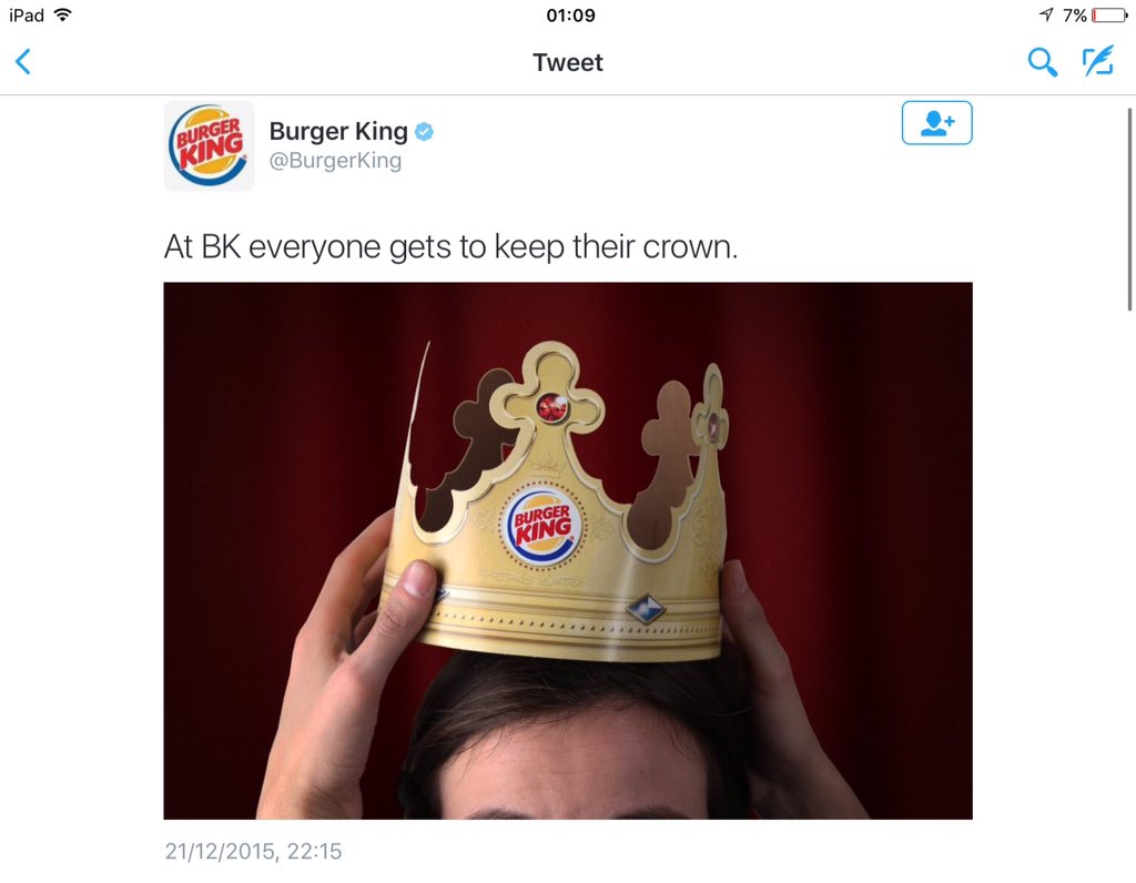 Jprz1321's tweet photo. Burger King gotta chill 😂👑 https://t.co/EWpb8eHTmI