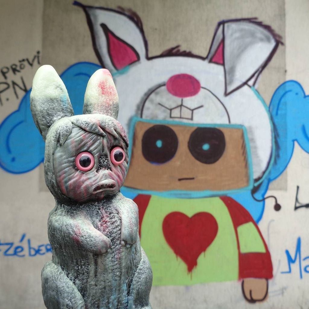 StArtEverywhere's tweet photo. Pimenta nos olhos dos coelhos é refresco! #zepimentinha #021crew #streetartrio #graffitiart #bahnee #doubleparlour … https://t.co/H9tAOzkKpd
