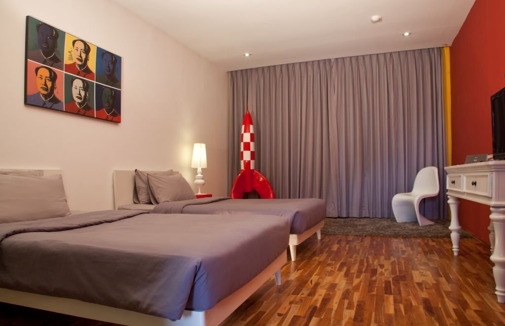 The comfortable room it's like the design room make comfortable. Get your comfort zone on our room!