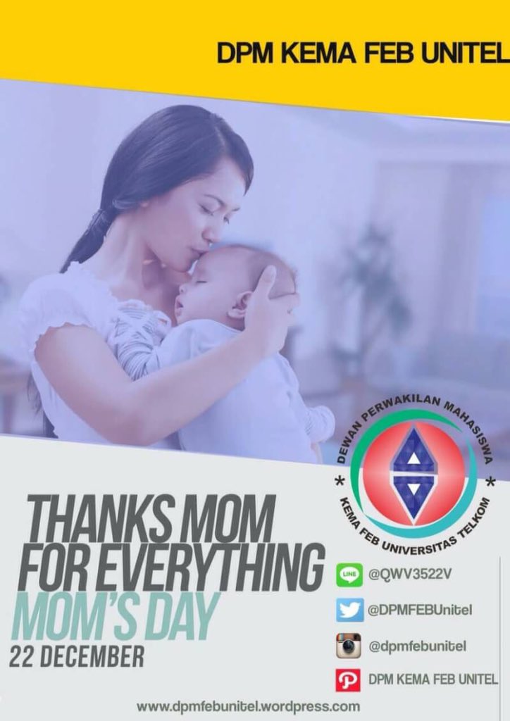 Terima kasih atas semua yang kau berikan Ibu, Happy Mom's day!