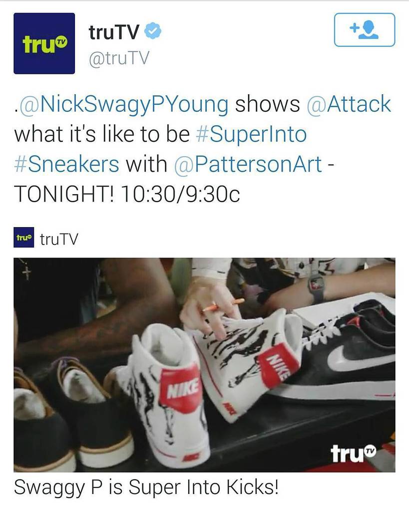 CustomSwaves's tweet image. Don't miss #SuperInto tonight in @TruTV! Check our the collab I did with @jmjpatterson for @nickswagypyoung!