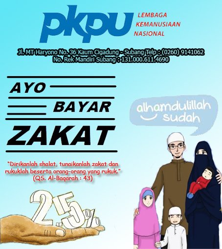 Sudahkah zakat Akhir tahun tertunaikan???

Rek. Zakat via Mandiri 131.000.611.4690 an PKPU.
Call 081313890987
