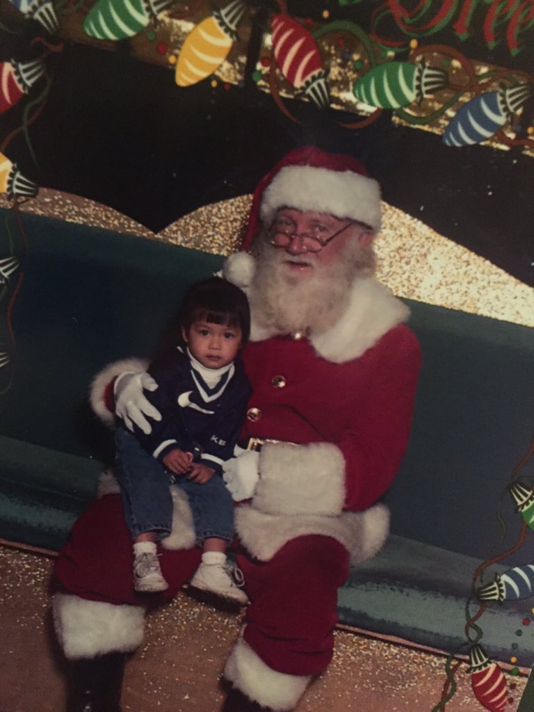 baby me wasn't happy for this #4DaysTillChristmas 🎁