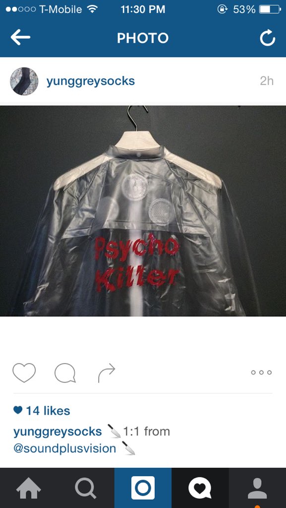 aronstardust's tweet photo. 🔪🔪🔪™ #IThinkImPatrickBateman #SoundPlusVision https://t.co/upqDqLwXrK