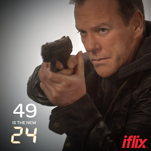 From 24, to 49! Happy birthday to a man whose days as Jack Bauer never get boring, Kiefer Sutherland! 