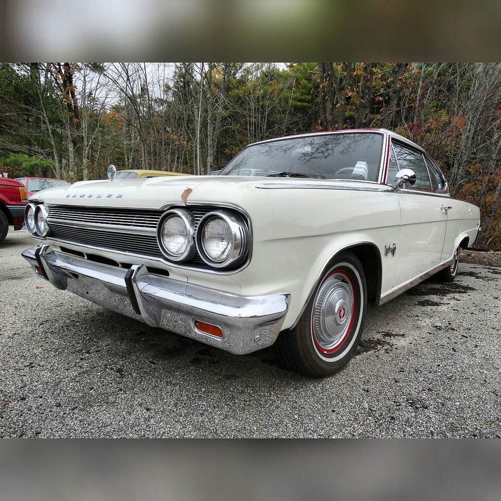 1965 AMC Rambler Marlin #amc #amcrambler #amcramblermarlin #oldcar #oldamc #classiccar #classicamc #vintagecar #vin…