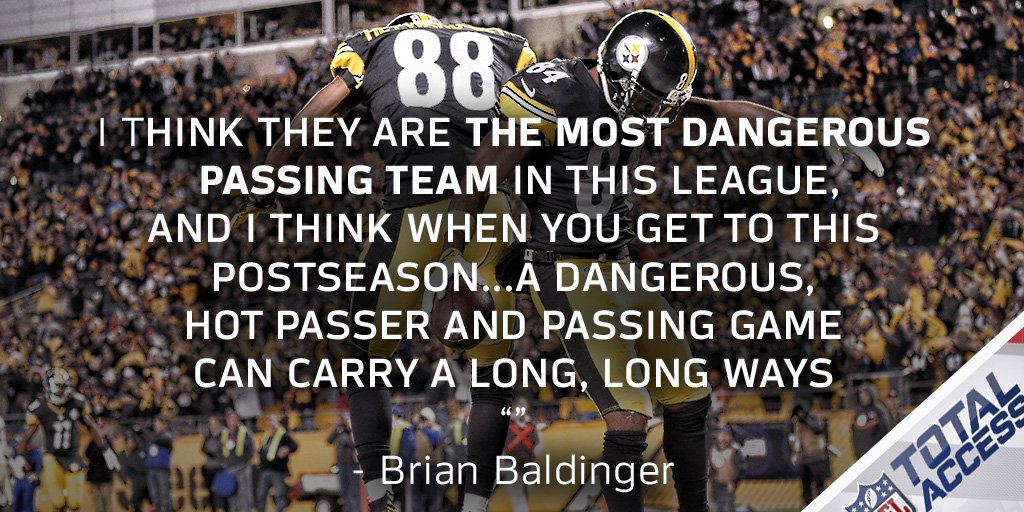 nflnetwork's tweet image. 5-1 in the last 6 games.
30+ points scored in 6 straight games.

Watch out for the @steelers.