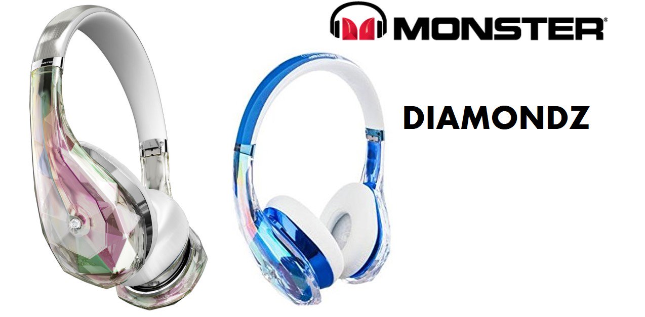 ヘッドホン MONSTER DIAMONDZ MONSTER、ダイヤ型ヘッドホン「DIAMONDZ」にリニューアルモデル