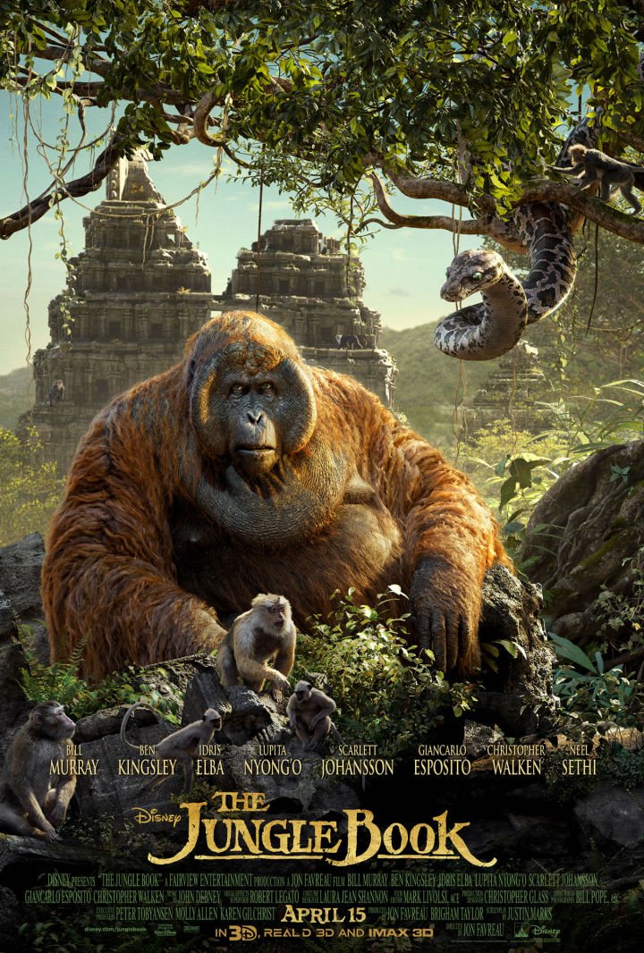 IMAXNL's tweet image. #1 in een drieluik posters voor #Disney's @TheJungleBook onthult Louie en Kaa. Wie volgt? Vanaf 20 april in @IMAXNL!