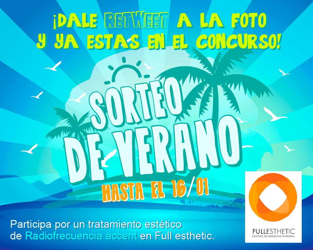 informante_show's tweet photo. #Sorteo #Verano >>> ¡Participá por un #tratamiento en @FullEsthetic dando #Retweet a la #foto! ¡Hasta el 16/01! https://t.co/Ada0QS3A9H