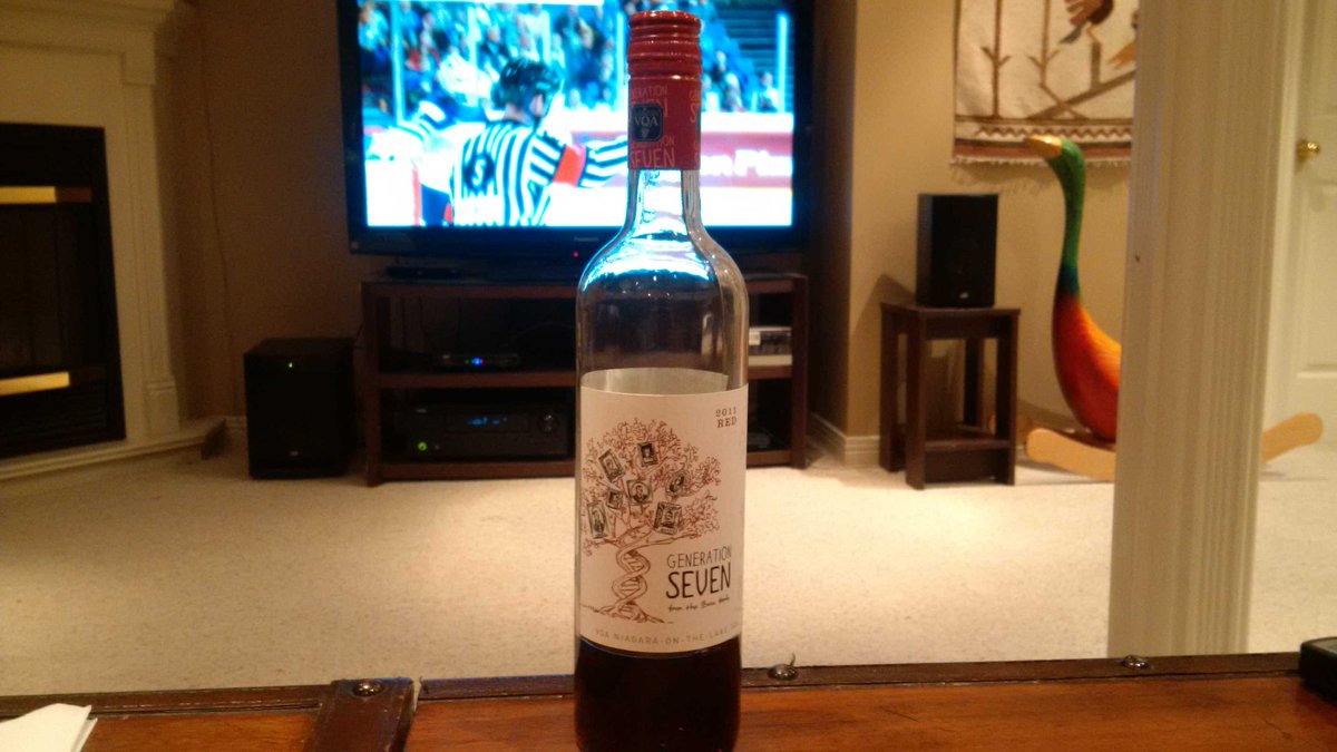 barrymacc's tweet photo. @MBosc a great wine to enjoy watching #WorldJuniors #GenerationSeven https://t.co/cIS69uCOVe