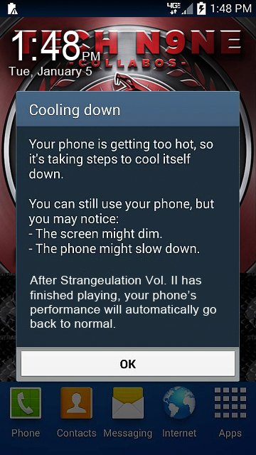 StrangeMusicInc's tweet photo. Does this happen to anyone else every time you play #StrangeulationVol2 on your phone? https://t.co/aR2adrauLQ