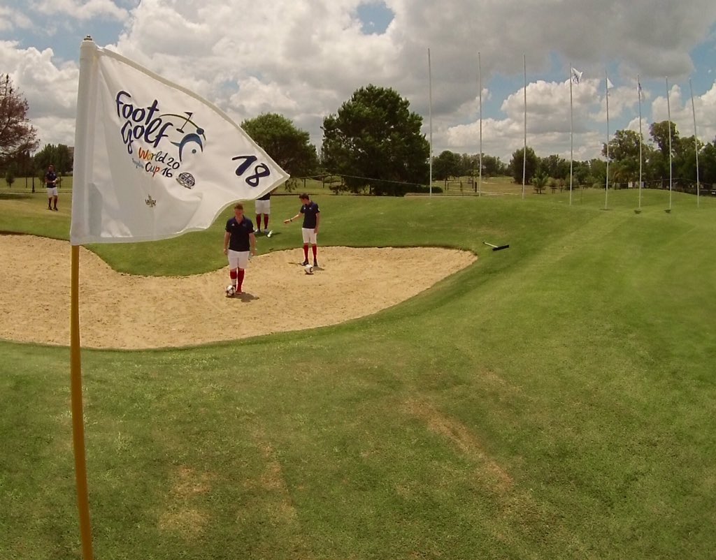 Great practice day for the team at <a href="/FootgolfWC2016/">FootgolfWorldCup2016</a> Some great scores and many lessons learnt. #FootgolfWorldCup