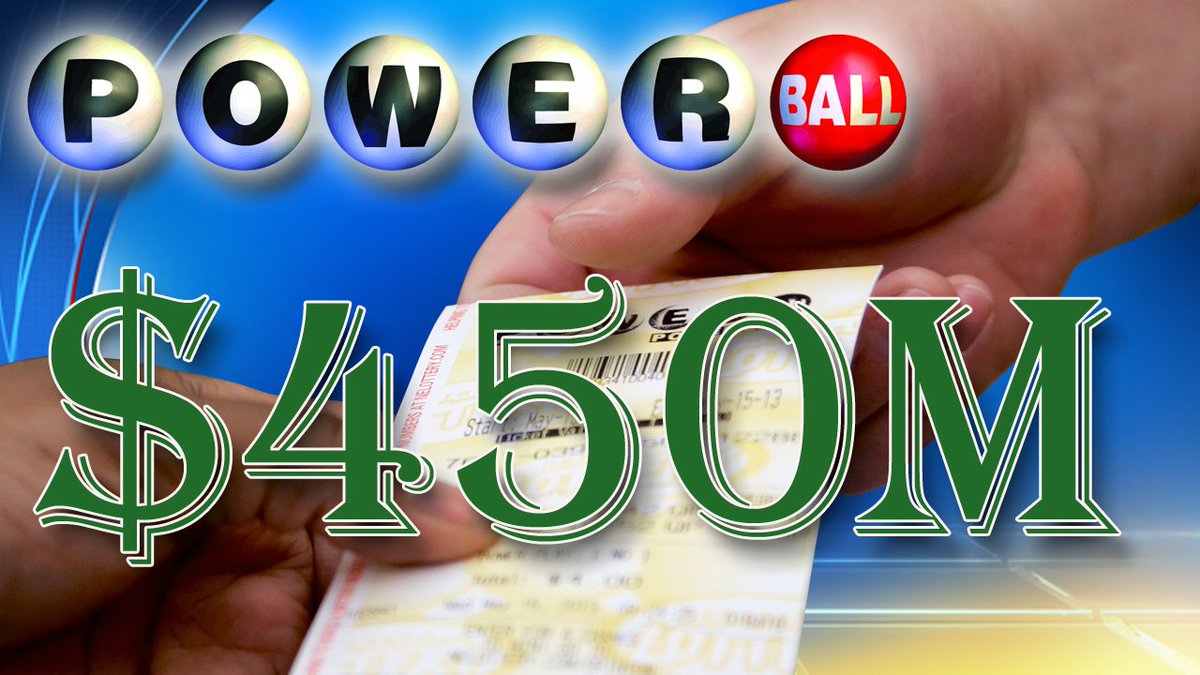 The #Powerball jackpot has grown to a whopping $450 MILLION for tomorrow's drawing! bit.ly/1mDPzBE?utm_me… https://t.co/6pH3oBUOui