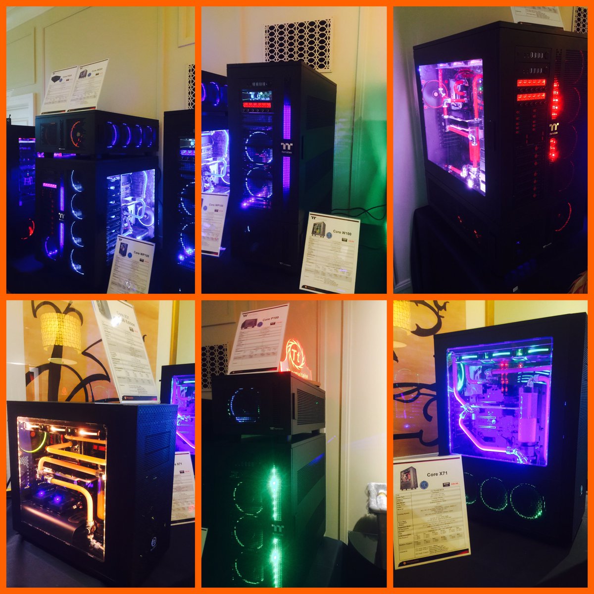 Thermaltake_na's tweet photo. Welcome to the family! #wp200 #p200 #w200 #wp100 #w100 #p100 #CoreX71 #ces2016 https://t.co/CCK5gxDUAt