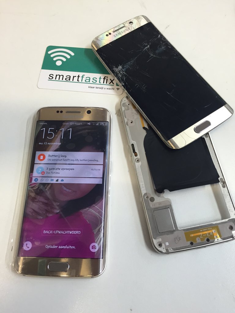 smartfastfix's tweet image. Samsung edge plus #scherm#frame# reparatie#repair# samsung s5#