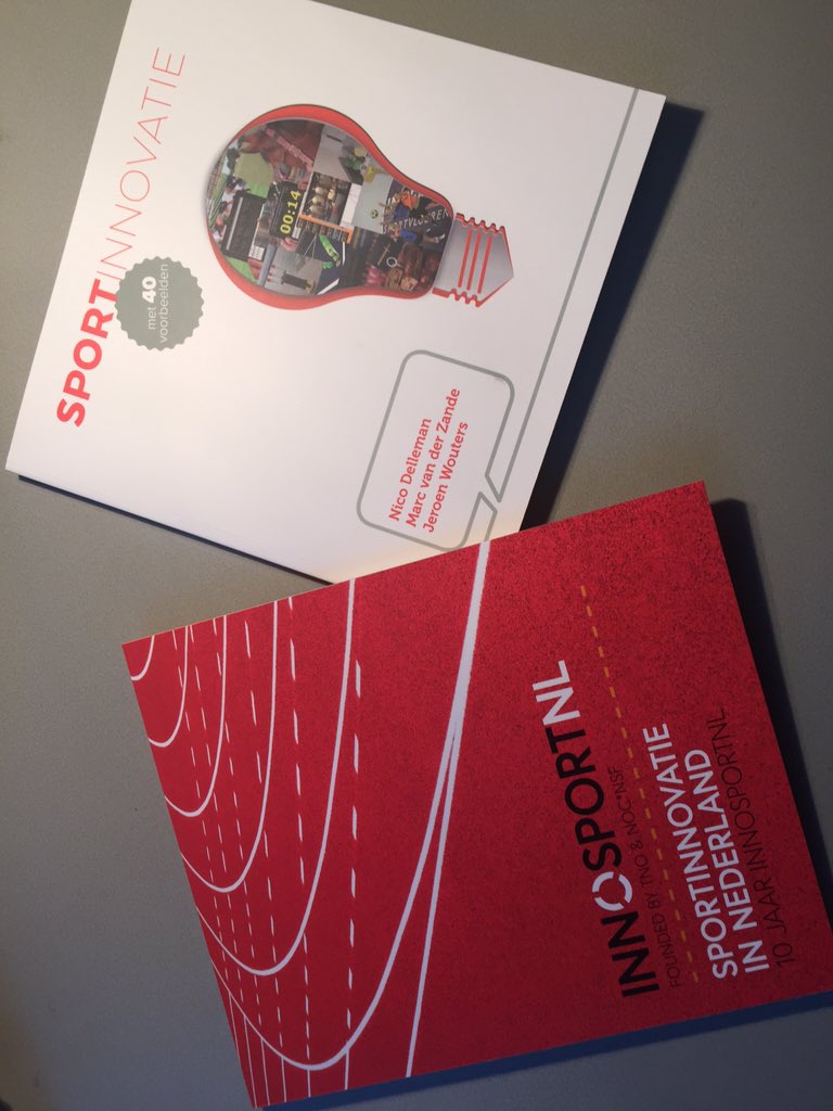 Mooi boeken ontvangen waar ook ons werk in staat genoemd. <a href="/InnoSportNL/">InnoSportNL</a> <a href="/NicoDelleman/">Nico Delleman</a> bedankt @sporteronline