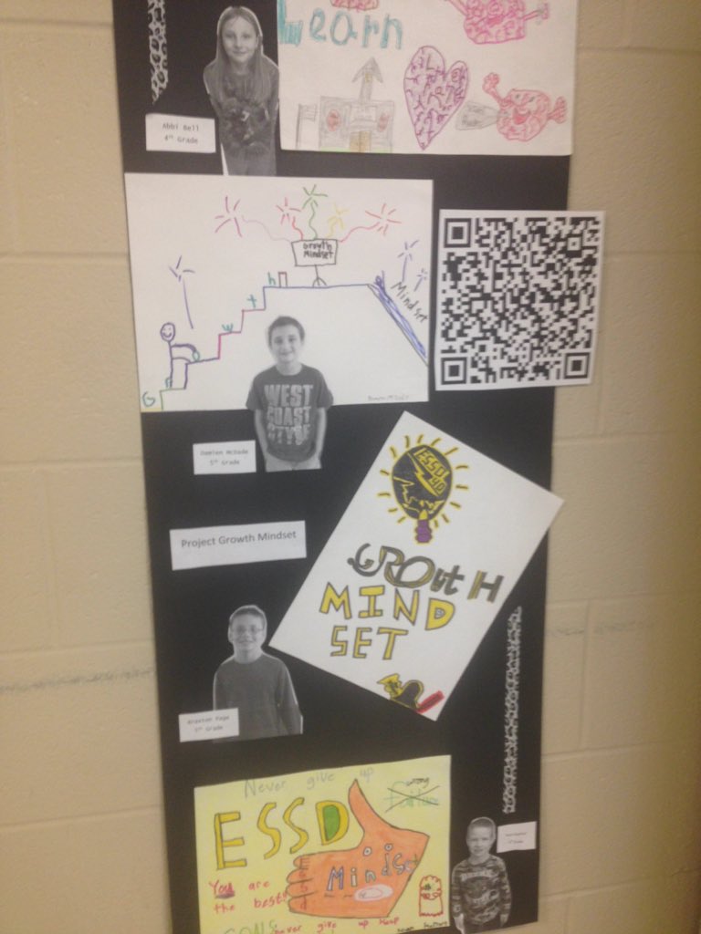 mika_amy's tweet photo. Loved hearing about #projectgrowthmindset and seeing student examples today! #essd40pd https://t.co/1TMpcSBJTi