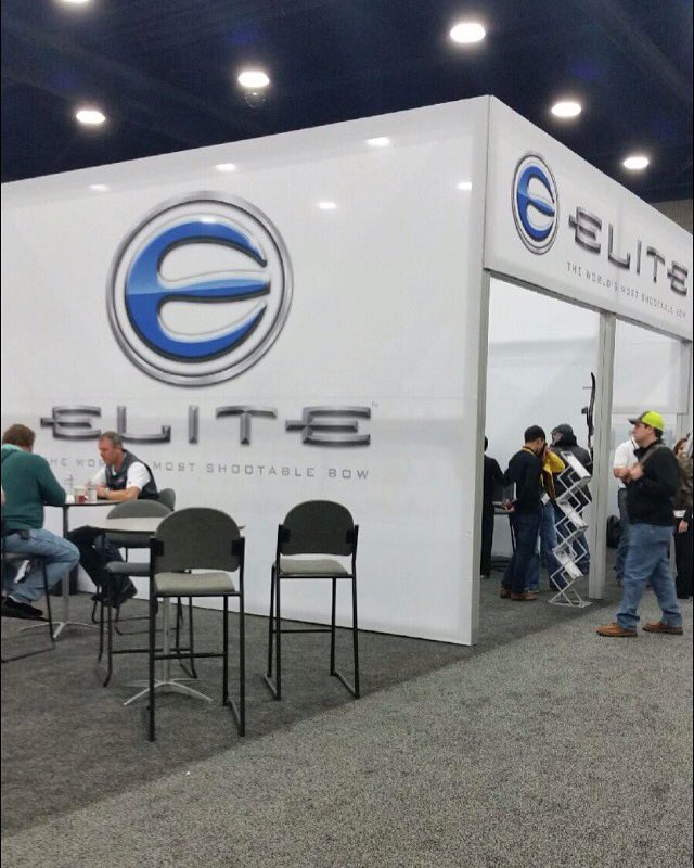 WCBOWHUNTER's tweet photo. @Elite_Archery at @ATATradeShow we love our elite bows https://t.co/SVuFIhHKZL