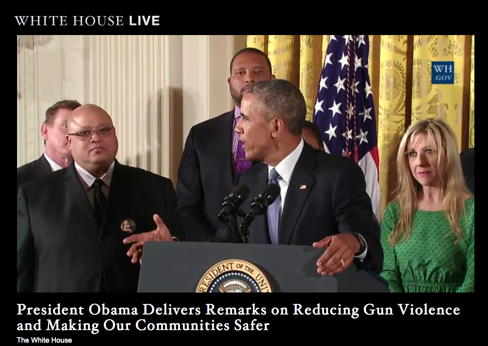#EndGunViolence  <a href="/POTUS/">President Donald J. Trump</a> currently explaining facts re background checks....'if we could save one life'