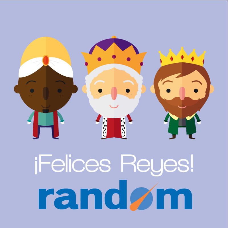randomci's tweet image. Desde Random os deseamos una feliz noche de #Reyes ;)