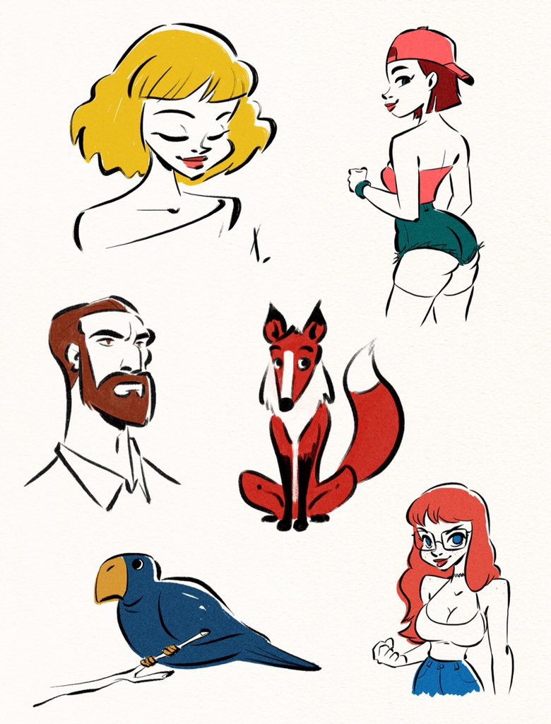 XavierRamonede's tweet photo. Testing new brushes by Kyle T Webster ! https://t.co/EZWNRGNkFG