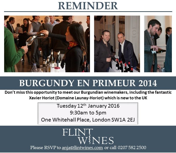2014 Burgundy samples are on the road, can’t wait to see you next week for #flint2014primeurtasting <a href="/OWP_London/">One Whitehall Place</a>