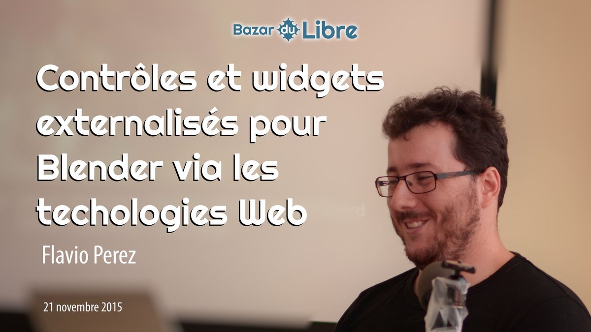 bjo_31's tweet photo. #bdl2015 Revoir la conf de @flablog pour Contrôler Blender via websockets https://t.co/ww3rvmYXPA #b3d @Toulibreorg https://t.co/fpEUolhvN8