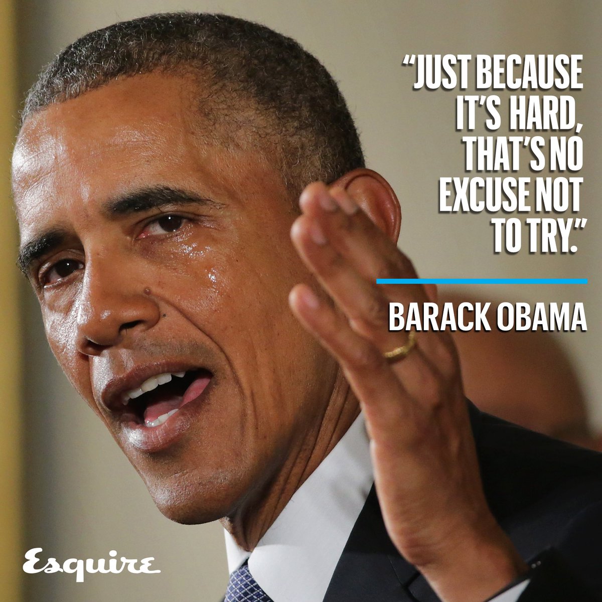 esquire's tweet photo. Well said, Mr. President. #StopGunViolence https://t.co/VTED9g2xyp