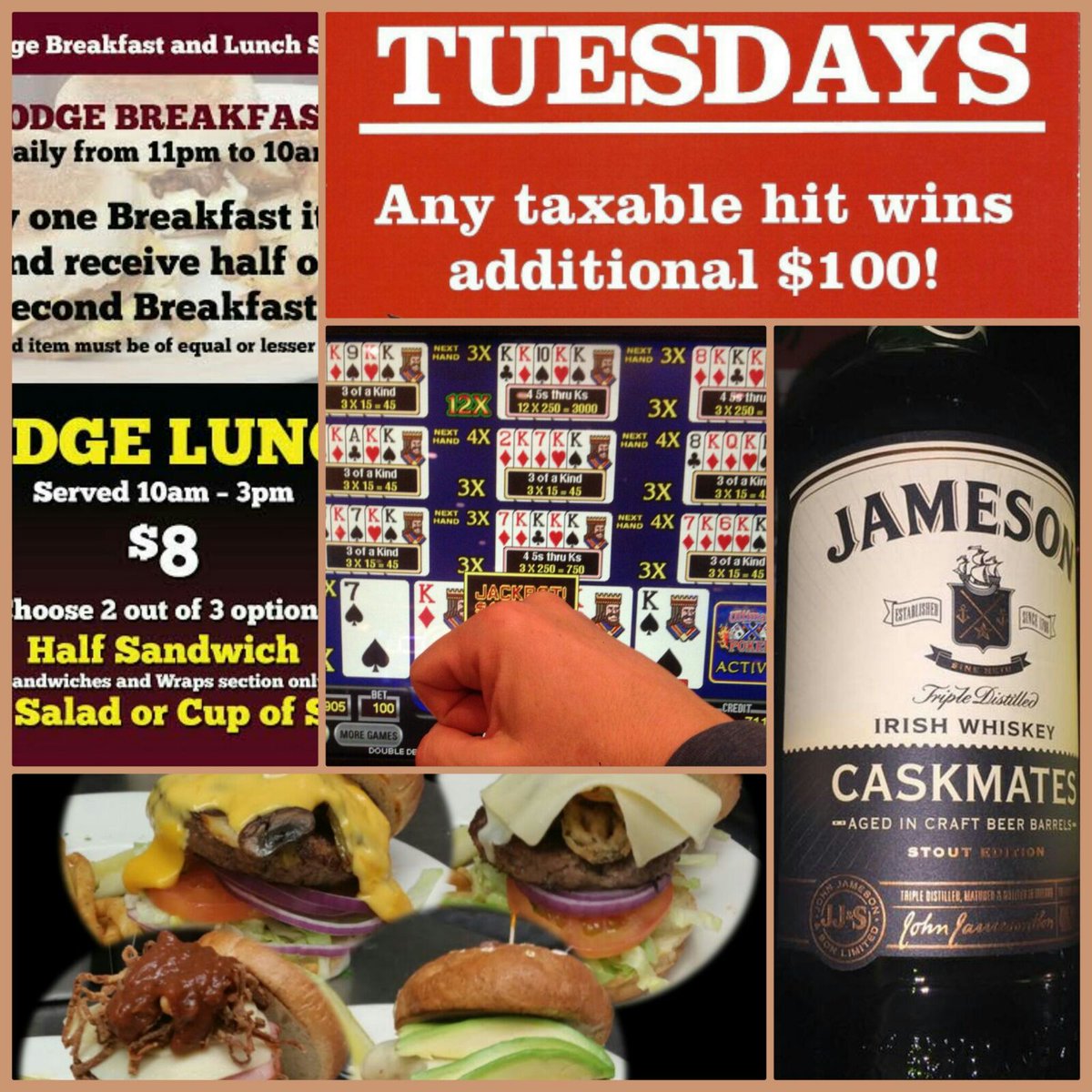 TheLodgeLV's tweet photo. It's Taxable Tuesday at The Lodge! Join us for great games, food and spirits! #LodgeLife #Vegas https://t.co/0vU3nnY2XA